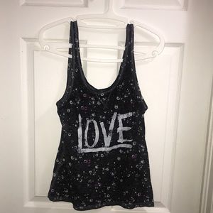MUDD Floral Love Tank Top